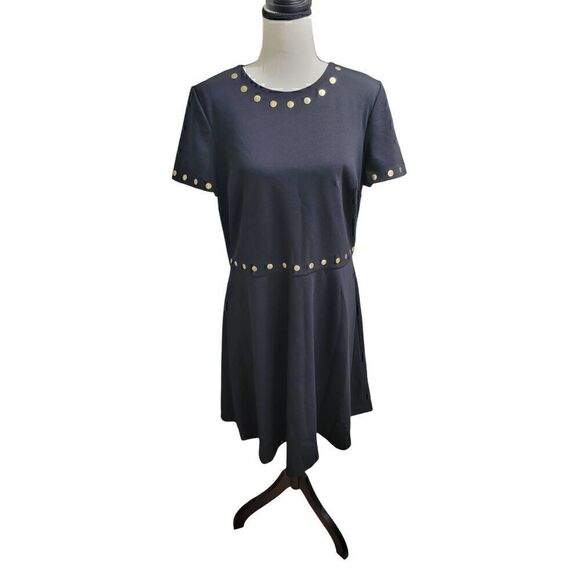 Roz & Ali Sz 14 Little Black Dress Metallic Decals New - Picture 2 of 7